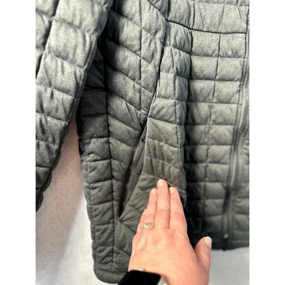 Ben Sherman Large Black Quilted Casual Long Sleeve Stand Up Puffer Jacket - Picture 4 of 9